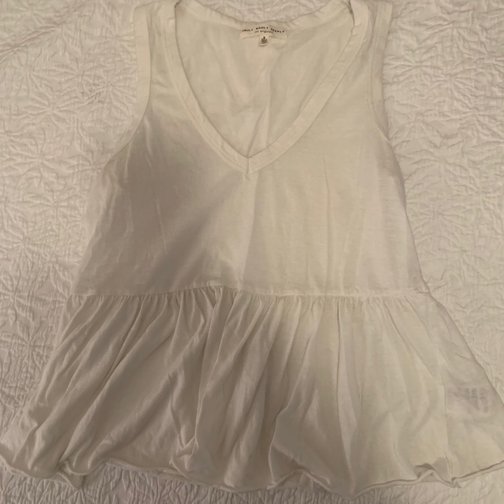UO peplum tank